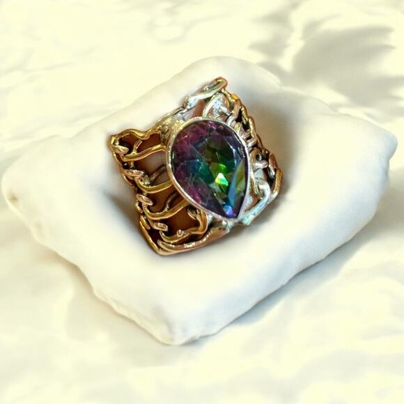Jewelry - Sterling Silver Women's Mystic Topaz Ring - Size 6 - NWOT